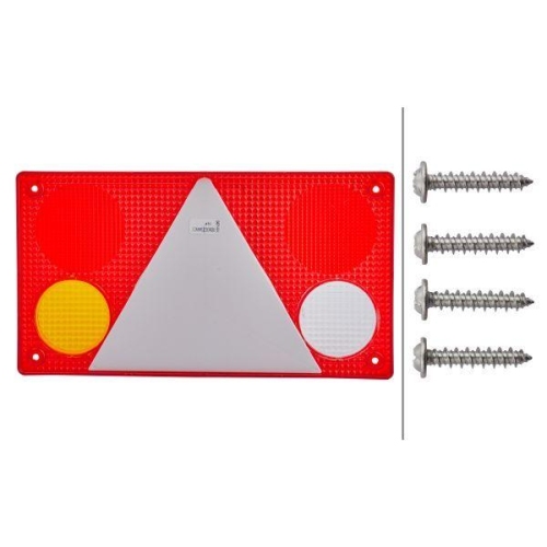 HELLA Lichtscheibe, Heckleuchte 9EL 340 203-001 f&uuml;r DAF K&Auml;SSBOHRER SCANIA KRONE