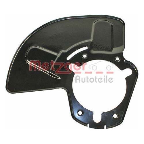 Spritzblech, Bremsscheibe METZGER 6115049 f&uuml;r OPEL, Vorderachse links
