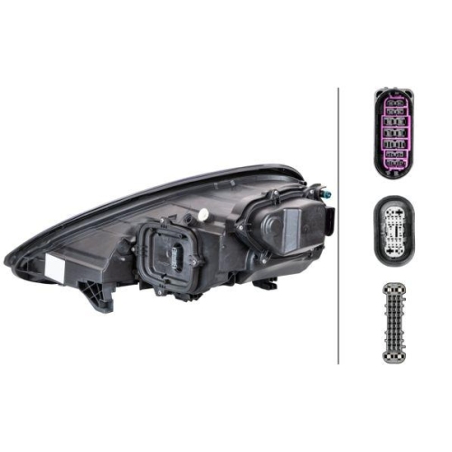 HELLA Hauptscheinwerfer 1EX 011 099-121 für PORSCHE, rechts