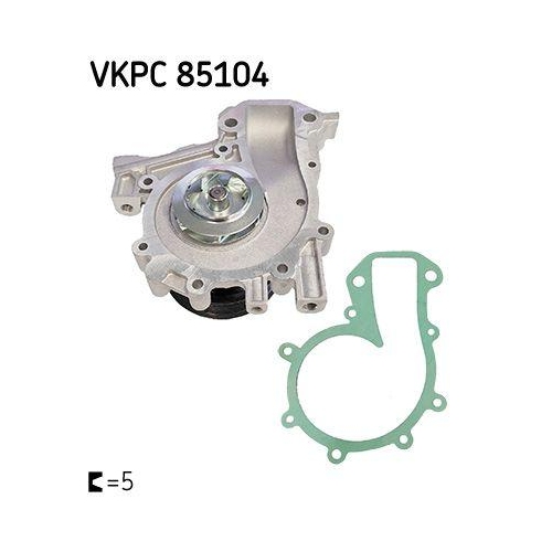 Wasserpumpe, Motork&uuml;hlung SKF VKPC 85104 f&uuml;r OPEL VAUXHALL