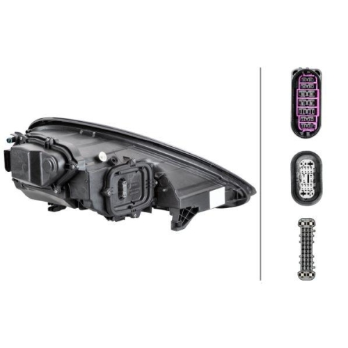 HELLA Hauptscheinwerfer 1EX 011 099-151 für PORSCHE, links