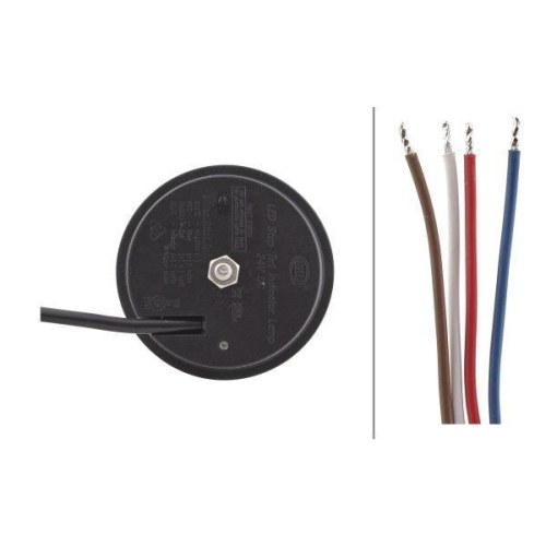 HELLA Heckleuchte 2SD 959 010-401 für DAF KÄSSBOHRER TERBERG-BENSCHOP, links