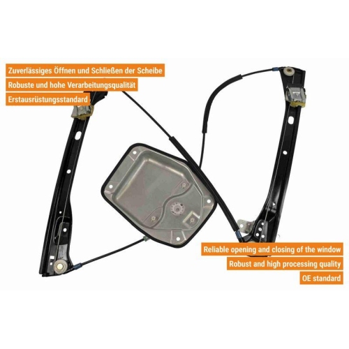 VAICO Fensterheber links und rechts elektrisch vorne V10-9827 + V10-9828 f&uuml;r VW