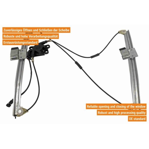 VAICO Fensterheber links und rechts elektrisch vorne V10-2282 + V10-2283 f&uuml;r SEAT