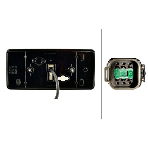 HELLA Heckleuchte 2VP 328 630-051 für VOLVO, beidseitig