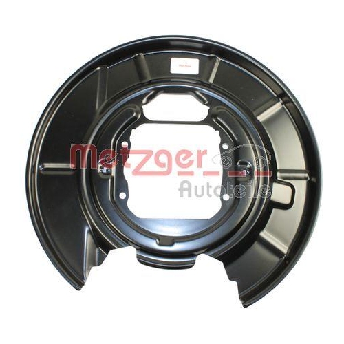 Spritzblech, Bremsscheibe METZGER 6115131 f&uuml;r BMW, Hinterachse links