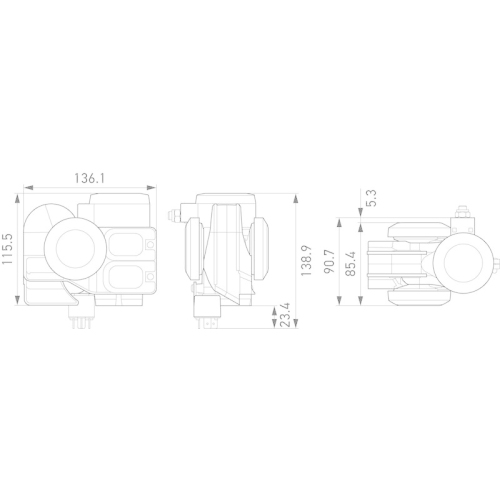 HELLA Horn 3PB 013 410-081 f&uuml;r