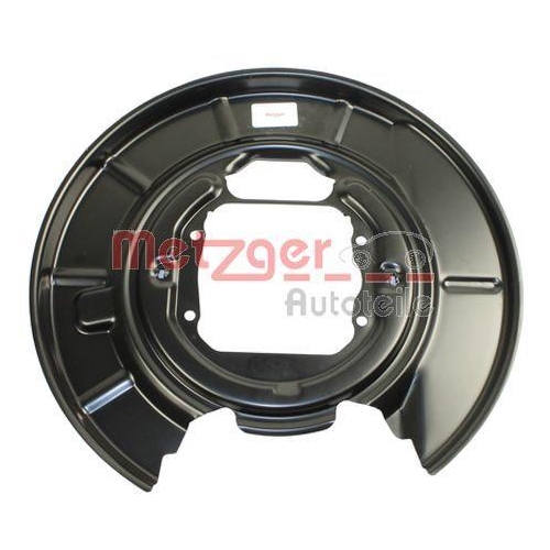 Spritzblech, Bremsscheibe METZGER 6115132 f&uuml;r BMW, Hinterachse rechts