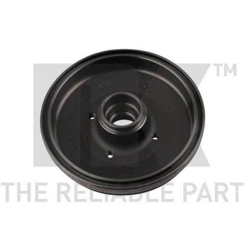 Bremstrommel NK 253506 f&uuml;r KIA, Hinterachse