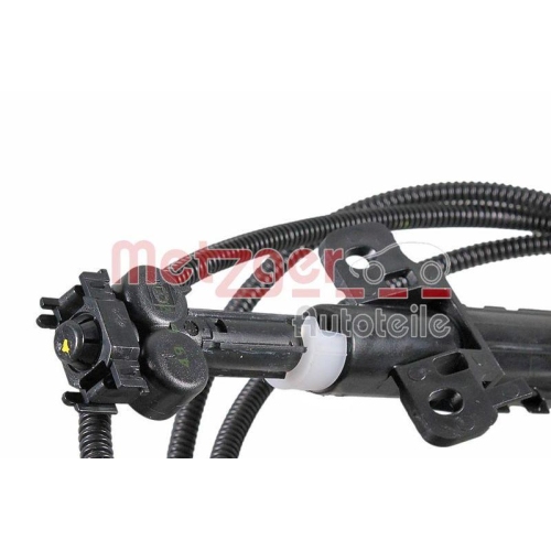 Waschwasserd&uuml;se, Scheinwerferreinigung METZGER 2221161 f&uuml;r PEUGEOT, links