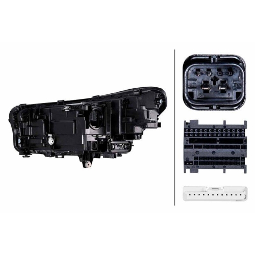 HELLA Hauptscheinwerfer 1LX 015 368-441 für BMW, rechts