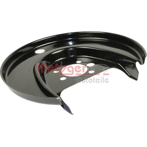 Spritzblech, Bremsscheibe METZGER 6115055 f&uuml;r VAG, Hinterachse links