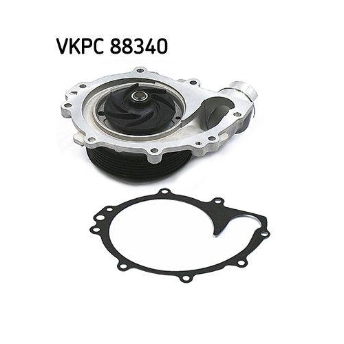 Wasserpumpe, Motork&uuml;hlung SKF VKPC 88340 f&uuml;r MERCEDES-BENZ