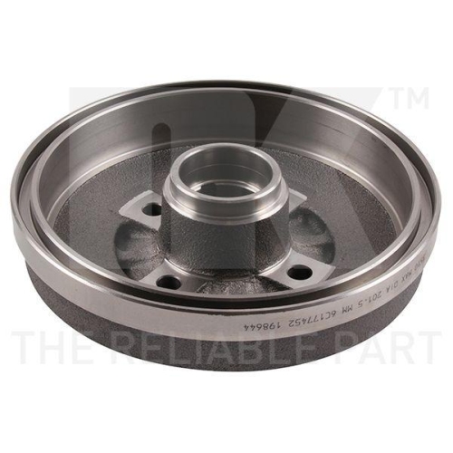 Bremstrommel NK 253510 f&uuml;r KIA, Hinterachse