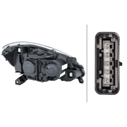 HELLA Hauptscheinwerfer 1EE 354 536-011 f&uuml;r RENAULT, links