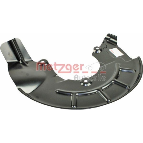 Spritzblech, Bremsscheibe METZGER 6115059 GREENPARTS für VAG, Vorderachse links
