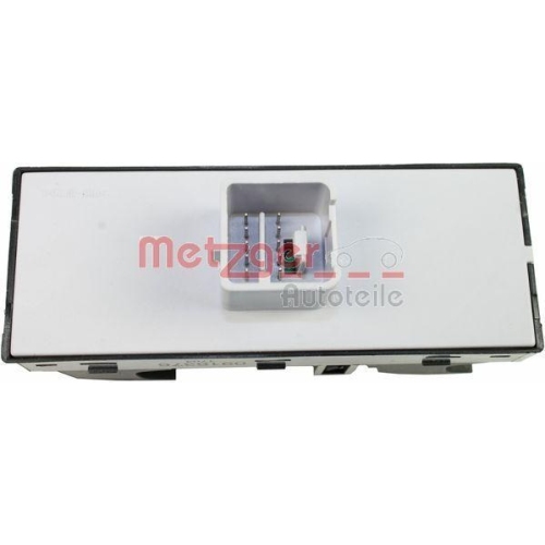 Schalter, Fensterheber METZGER 0916376 GREENPARTS f&uuml;r VAG, fahrerseitig, vorne