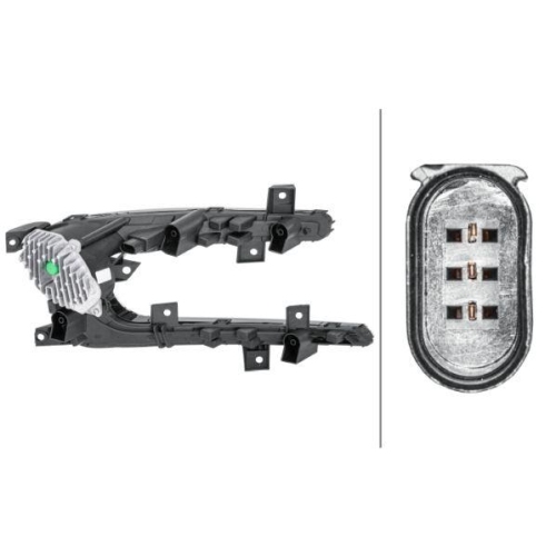 HELLA Tagfahrleuchte 2PT 354 843-171 f&uuml;r VW, links