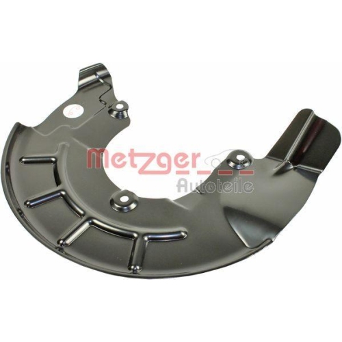 Spritzblech, Bremsscheibe METZGER 6115060 GREENPARTS für VAG, Vorderachse rechts