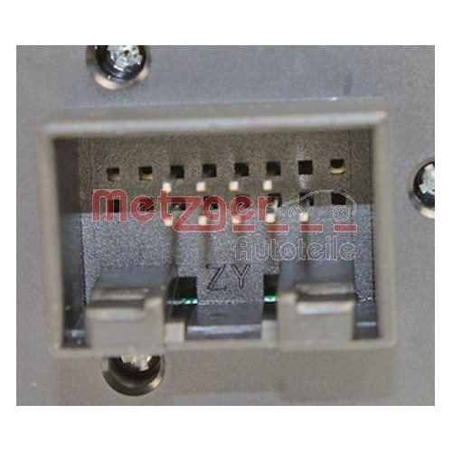 Schalter, Fensterheber METZGER 0916380 für SKODA, fahrerseitig