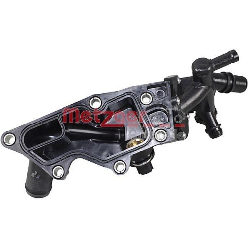 Thermostatgehäuse METZGER 4010343 für MERCEDES-BENZ NISSAN RENAULT DACIA