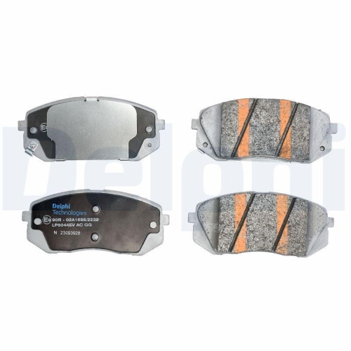 DELPHI LP5044EV Bremsbelagsatz, Scheibenbremse f&uuml;r HYUNDAI KIA, Vorderachse