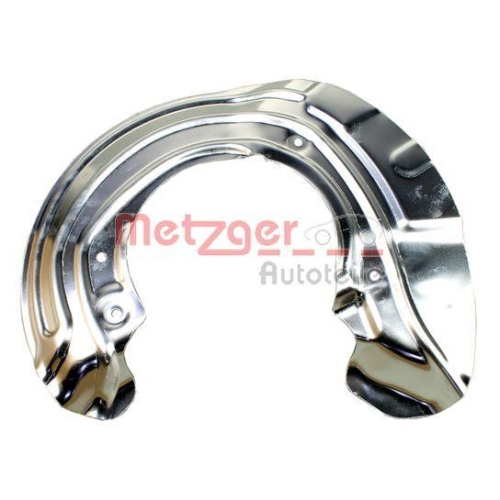 Spritzblech, Bremsscheibe METZGER 6115146 GREENPARTS für BMW, Vorderachse rechts