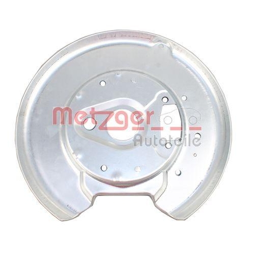 Spritzblech, Bremsscheibe METZGER 6115149 f&uuml;r VOLVO, Hinterachse links