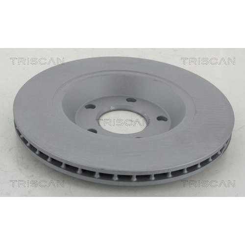 TRISCAN 8120 291008c 2 St&uuml;ck Bremsscheiben COATED f&uuml;r AUDI, Hinterachse