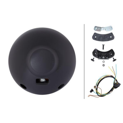 HELLA Fernscheinwerfer 1F8 007 560-301 für DAF MERCEDES-BENZ SCANIA, links