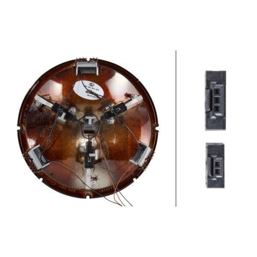 HELLA Scheinwerfereinsatz, Fernscheinwerfer 1F8 181 541-031 f&uuml;r