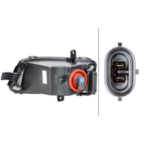 HELLA Nebelscheinwerfer 1ND 011 223-181 für VW, rechts