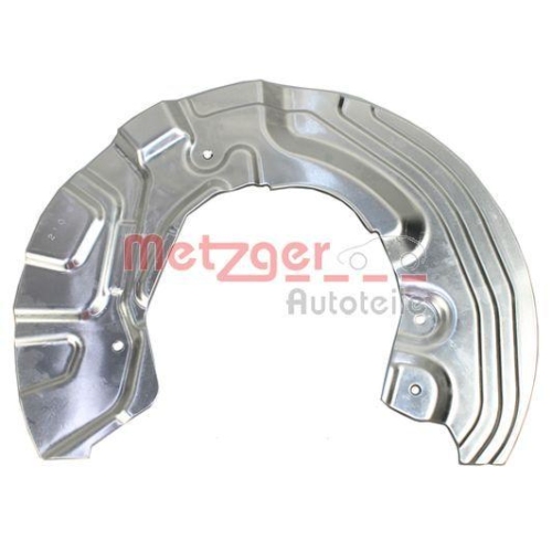 Spritzblech, Bremsscheibe METZGER 6115151 f&uuml;r BMW, Vorderachse links
