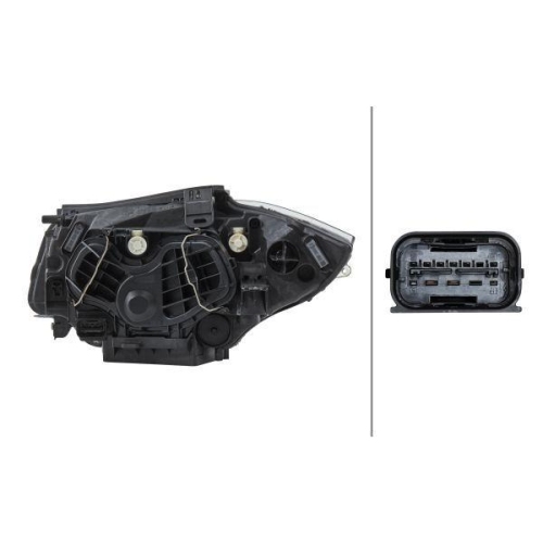 HELLA Hauptscheinwerfer 1EG 354 538-021 für BMW, rechts