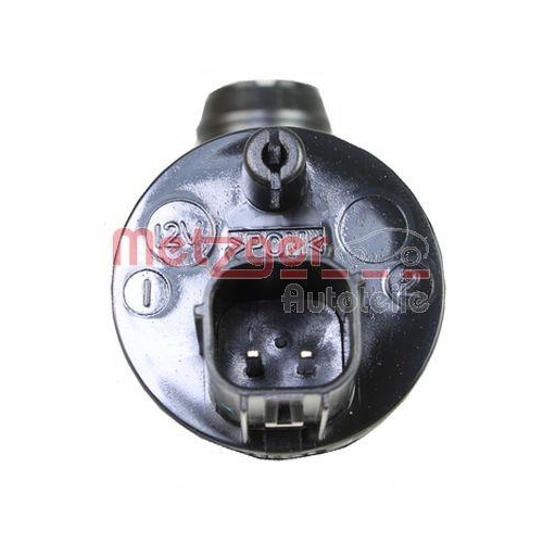 Waschwasserpumpe, Scheibenreinigung METZGER 2220107 f&uuml;r VOLVO, vorne