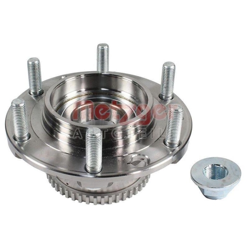 Radlagersatz METZGER WM 2286 f&uuml;r HYUNDAI, Vorderachse links, Vorderachse rechts