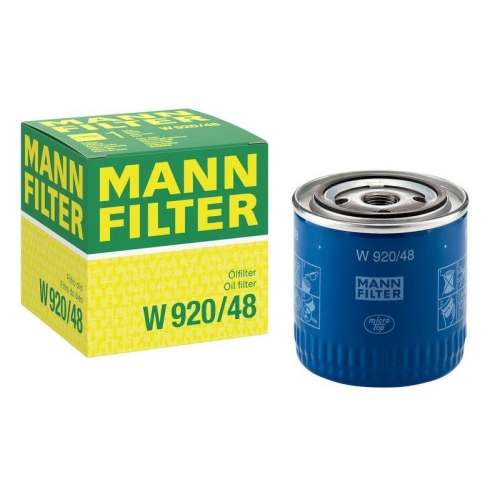 &Ouml;lfilter MANN-FILTER W 920/48 f&uuml;r ALFA ROMEO NISSAN VOLVO VAG BOMAG CASE IH JCB