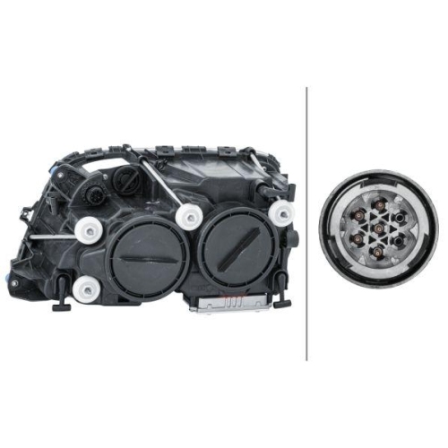 HELLA Hauptscheinwerfer 1EL 009 513-221 für MERCEDES-BENZ, rechts