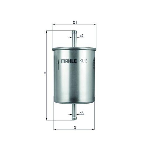 Kraftstofffilter KNECHT KL 2 für AUDI FORD SEAT SKODA VW CHEVROLET LAND ROVER