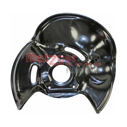 Spritzblech, Bremsscheibe METZGER 6115099 f&uuml;r MERCEDES-BENZ, Vorderachse links