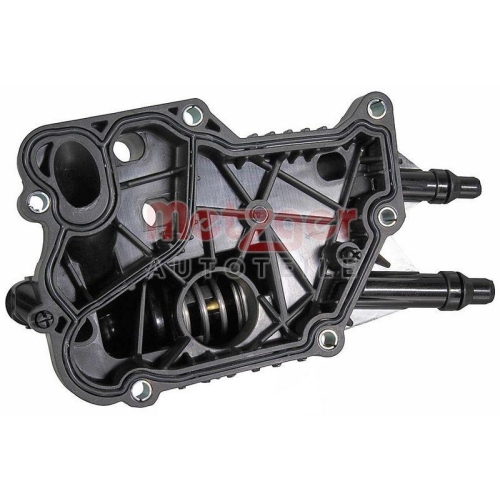 Thermostat, Kühlmittel METZGER 4006509 für BMW, Motorblock, vorne