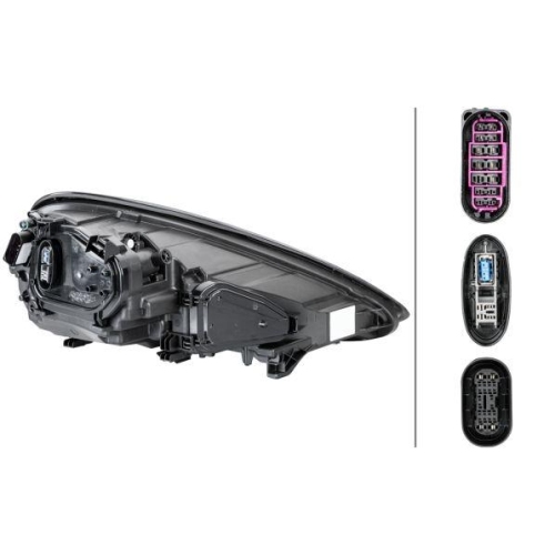 HELLA Hauptscheinwerfer 1ZT 011 099-531 für PORSCHE, links