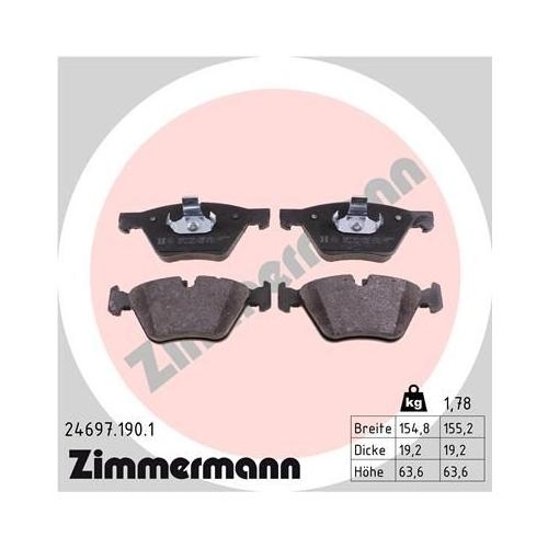 Bremsscheibe ZIMMERMANN 150.3482.52 SPORT Z f&uuml;r BMW BMW (BRILLIANCE)