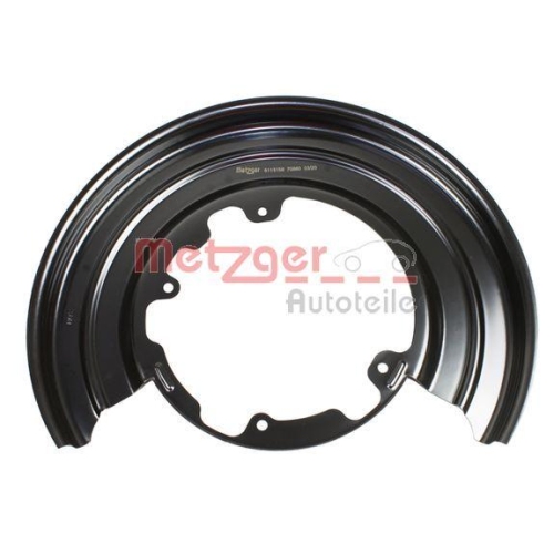 Spritzblech, Bremsscheibe METZGER 6115158 f&uuml;r IVECO, Hinterachse rechts