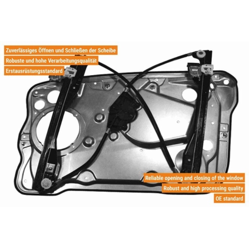 Fensterheber VAICO V10-6277 Original VAICO Qualität für CITROËN SEAT SKODA VAG