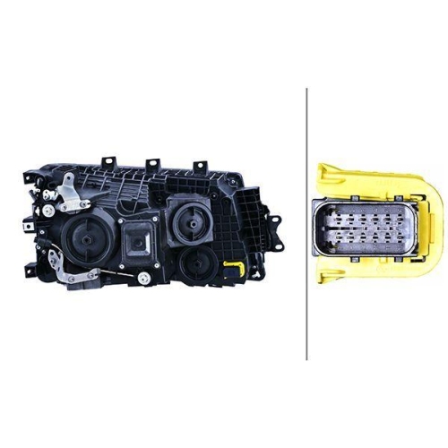 HELLA Hauptscheinwerfer 1EH 014 541-051 f&uuml;r SCANIA, links