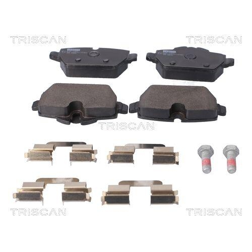 Bremsbelagsatz, Scheibenbremse TRISCAN 8110 11024 f&uuml;r BMW MINI, Hinterachse