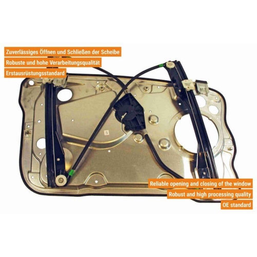Fensterheber VAICO V10-6278 Original VAICO Qualität für SEAT SKODA VAG