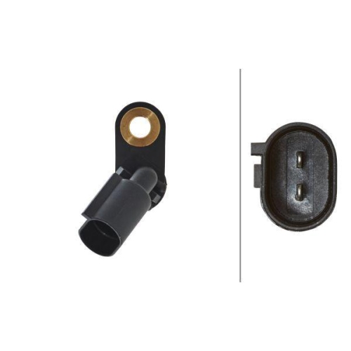 HELLA Sensor, Raddrehzahl 6PU 009 106-071 f&uuml;r AUDI SEAT SKODA VW HITACHI, rechts