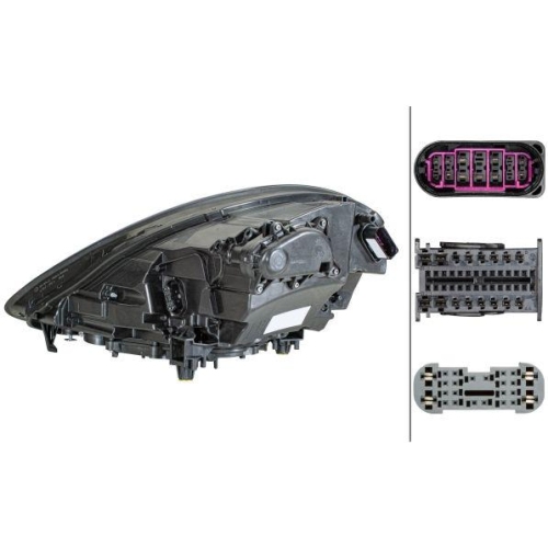 HELLA Hauptscheinwerfer 1EX 012 254-421 für PORSCHE, rechts
